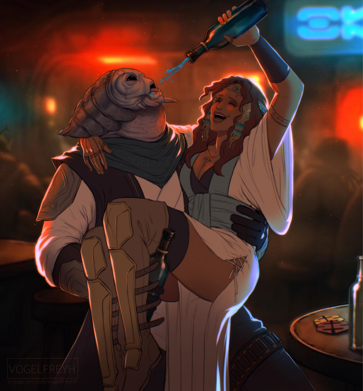 Crashing the cantina