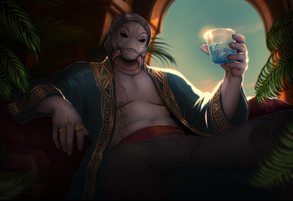 Underboss Sykho relaxing