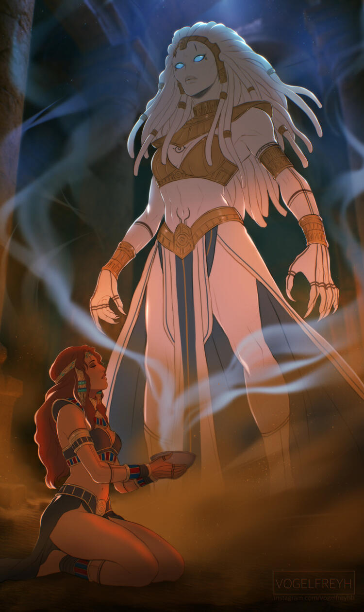 Vision of the goddess