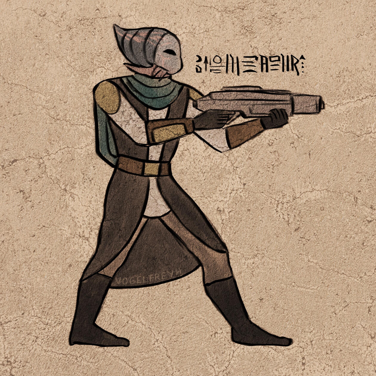 Sykho painted by Ti'ad