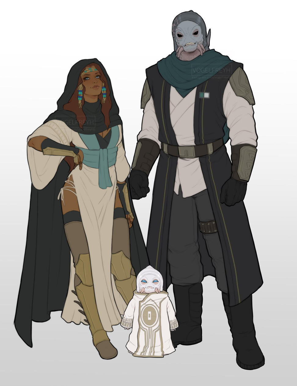 Sykho, Ti'ad & Gereon references