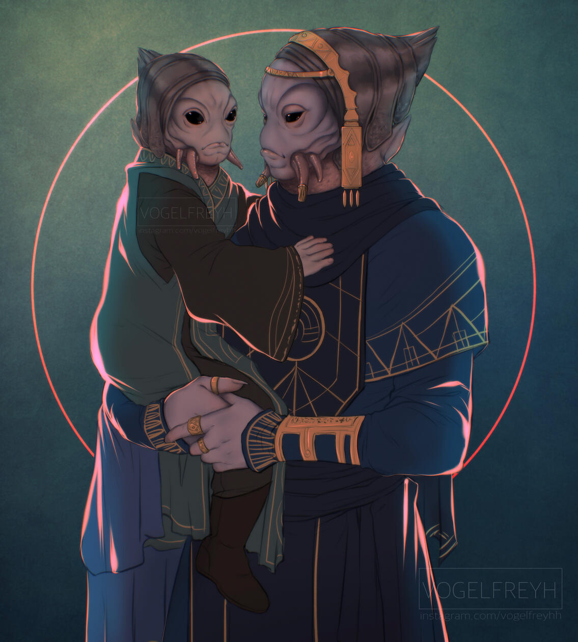 Sykho & his mother Kiona